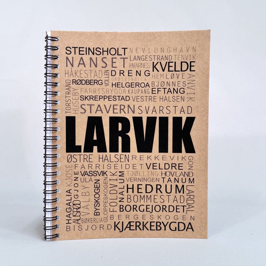 Larviksboka stedsnavn