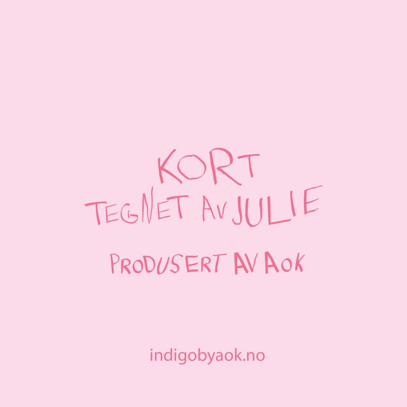 Kort dobbel 14x14cm